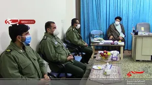 دیدار فرماندهی و جمعی ازپرسنل سپاه ناحیه دامغان با امام جمعه شهرستان+ تصاویر