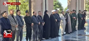 غبارروبی و عطرافشانی مزار شهدا به مناسبت آغاز هفته قوه قضائیه در فیض&zwnj;آباد