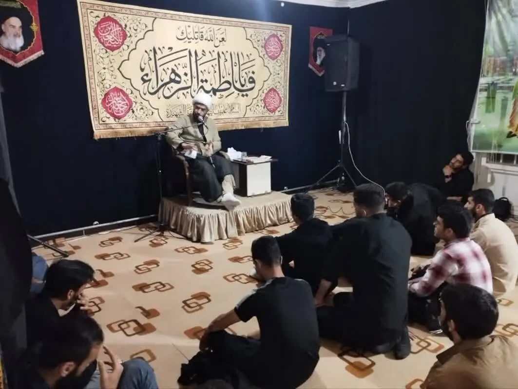 برگزاری مراسم عزاداری شهادت حضرت زهرا (س) در دانشگاه خاتم الانبیا (ص) بهبهان