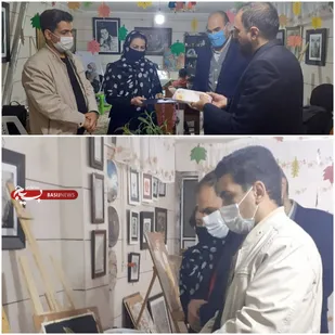 تقدیر بسیج رسانه شاهرود از آموزشگاه آزاد هنری حوض نقاشی+ عکس