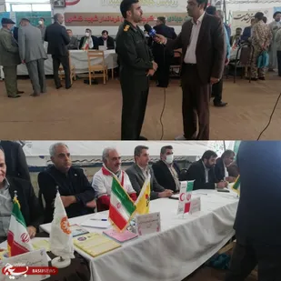 میز خدمت جهادی بمناسبت هفته بسیج