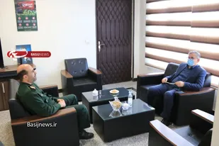 دیدار استاندار البرز و فرمانده لشکر ۲۳ متحرک هجومی ارتش با سردار حیدرنیا