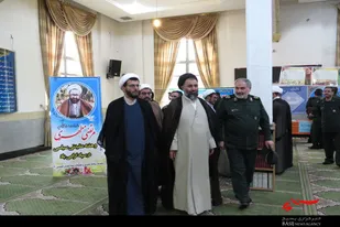 حضور حجت&zwnj;الاسلام ادیانی در سپاه انصارالحسین(ع) همدان