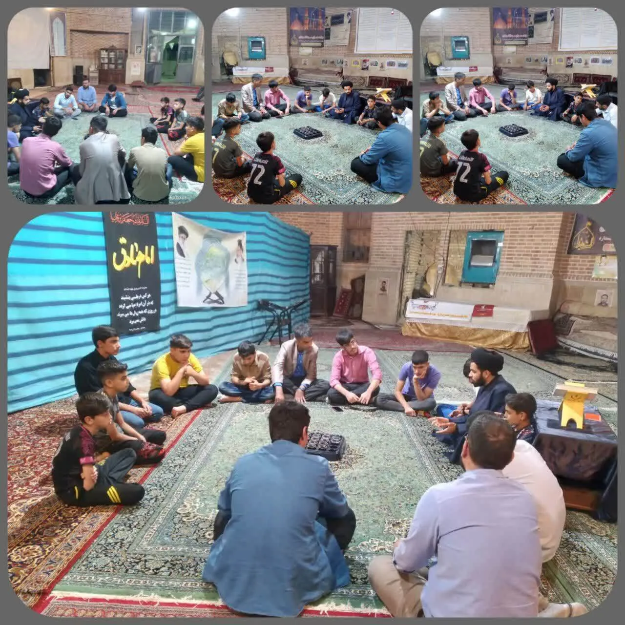 نشست صالحین بسیجیان پیشوا در شهرک طاق سپهر پیشوا