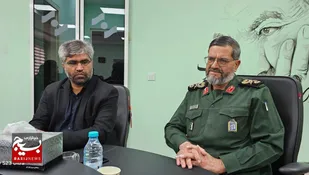 فرمانده سپاه سلمان و مدیرکل صدا و سیما دیدار کردند