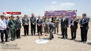 آیین کلنگ زنی فاز ۳ مرکز صیانت و بازپروری شهید زیادیان