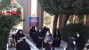مراسم یادبود شهدای عملیات مرصاد در گلزار شهدای شاهرود+ تصاویر