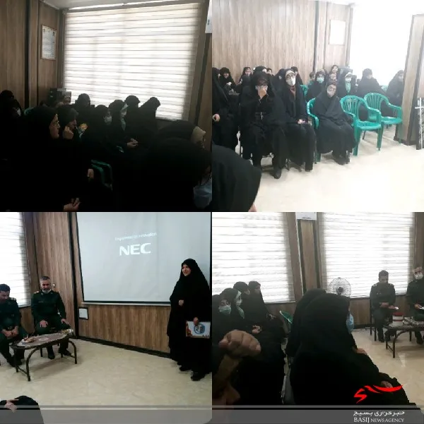تکریم و معارفه فرماندهان بسیج دانش آموزی خواهران خمینی شهر