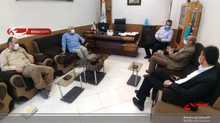 دیدار مسئول بسیج ورزشکاران خمینی شهر با رییس اداره اوقاف شهرستان