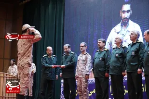 از سربازان نمونه و متاهل سازمان بسیج مستضعفین تقدیر شد