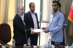 آیین تکریم و معارفه مسئول بسیج دانشجویی دانشگاه بوعلی همدان