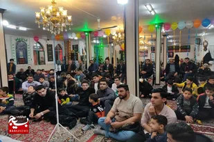 برگزاری جشن ولادت حضرت مهدی (عج) در روستای حسین آباد شاملو