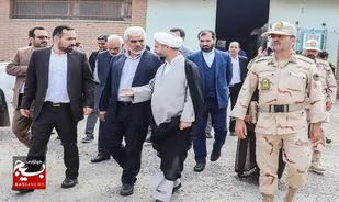 قدردانی رئیس کل دادگستری خراسان رضوی از مرزبانان در تایباد + عکس