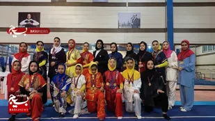 ۴۰ مدال رنگارنگ بر گردن بانوان ووشوکار قمی