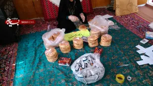 تهیه و توزیع ۸۰ بسته معیشتی بین نیازمندان منطقه کلاته خیج+ تصاویر
