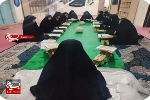 جلسه تلاوت قرآن کریم در حلقه صالحین
