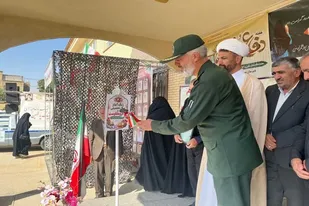 نواختن زنگ بازگشایی و ایثار و مقاومت در دبیرستان نمونه دولتی حجاب بهار