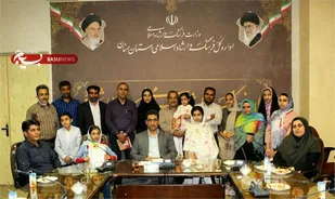 تجلیل از دختران کارکنان اداره فرهنگ و ارشاد اسلامی شهرستان شاهرود