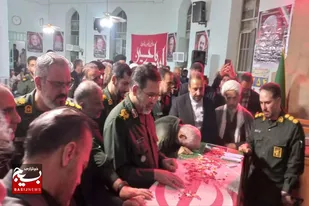 مراسم وداع با پیکر مطهر شهید &laquo;محمد سهرابی&raquo; در نهاوند