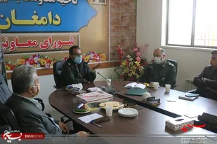 دیدار مسئولان و اعضای اتاق اصناف با فرمانده سپاه ناحیه دامغان