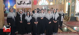 مراسم گلباران مزار شهداء به مناسبت هفته بسیج دانش&zwnj;آموزی