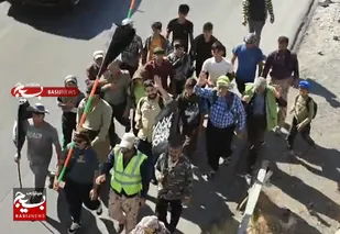 سفرنامه خبرنگار بسیج با سلام و صلوات خاصه زائران پیاده / قسمت اول