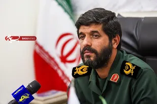 اعطای درجه سرتیپ دوم پاسدار حاج علی مقواساز