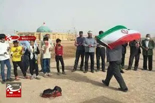 جهاد تبیین به زبان هنر/اجرای تئاتر خیابانی در یادمان فتح المبین
