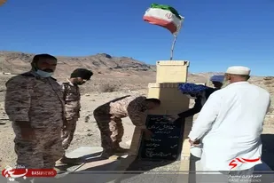 برگزاری مراسم غبارروبی و عطر افشانی گلزار شهید کردی شهرستان تفتان