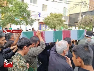 پیکر مطهر شهید گمنام در ورامین تشییع شد_(فیلم)