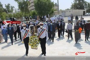 غبارروبی گلزار شهدا چابهار