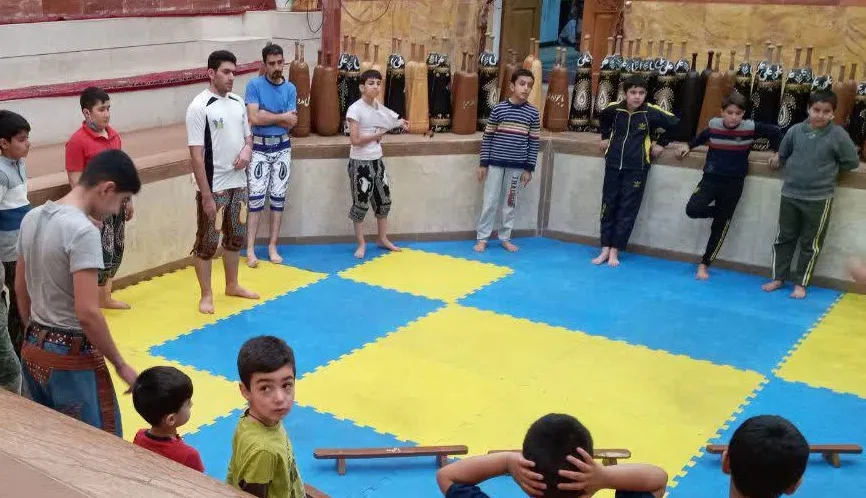 برگزاری حلقه ورزشی صالحین در پایگاه بسیج محمد رسول الله(ص)