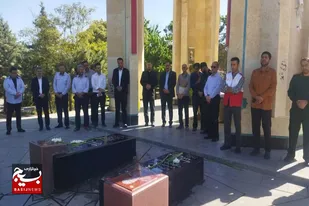 تجدید عهد با آرمان&zwnj;های شهدا با حضور مسئولان پایدار، بسیجیان و خانواده&zwnj;های ایثارگران همدان+تصاویر