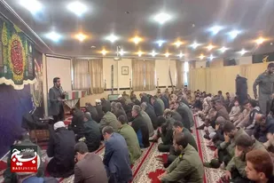 مراسم عزاداری شهادت حضرت زهرا (س) در سپاه نهاوند