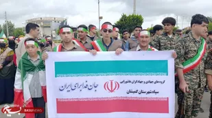 نمایش اقتدار جان فدای ایرانِ امام رضا علیه&zwnj;السّلام در شهرستان گمیشان