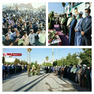 تشییع باشکوه شهید مدافع امنیت ستوانیکم ً موسی نوروزی ً در کهگیلویه
