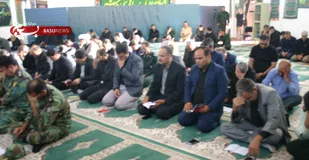 برگزاری مراسم عزادارای حسینی با حضور مسئولین شهرستان در سپاه ناحیه شاهرود+ تصاویر