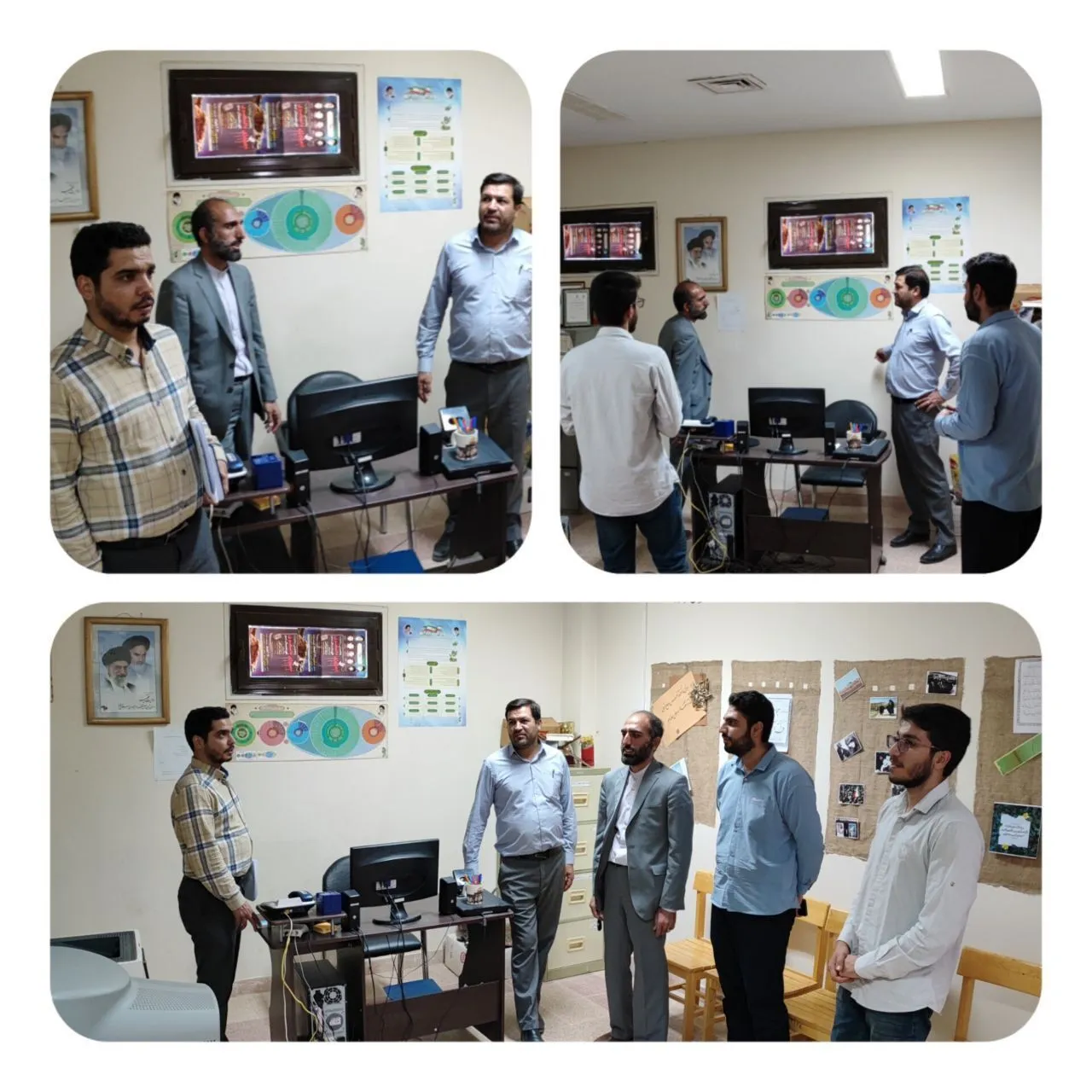 بازدید پایگاه ولایت دانشگاه مجتمع آموزش عالی بم