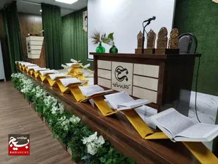 محفل انس با قرآن و تکریم جمعی از سربازان ناحیه مقاومت بسیج ایذه