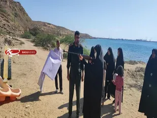 مسابقات تیراندازی با تفنگ بادی بانوان در سواحل چابهار برگزار شد