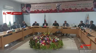 دیدار بخشدار دنا با سردار حکمتیان/  تیپ 48 فتح حدود 530 هزار عدد ماسک تولید کرد