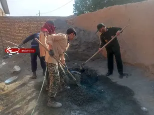 جهاد خدمت&zwnj;رسانی بسیجیان اراکی در هوای گرم