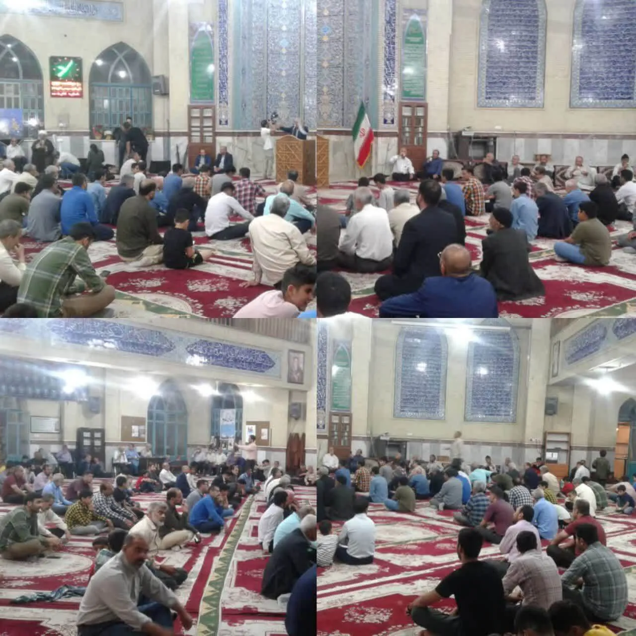 اجتماع امام رضایی ها در مسجد جامع امام خمینی(ره) پیشوا
