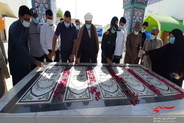 تجدید میثاق دانش آموزان کنارکی با آرمانهای شهدا