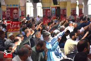 نمازجمعه وراهپیمایی خشم ونصر در قوچان به روایت تصویر