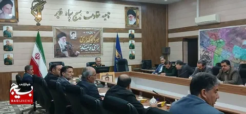 سومین جلسه قرارگاه صنعتی خاتم‌الانبیاء(ص) شهرستان ملایر استان همدان