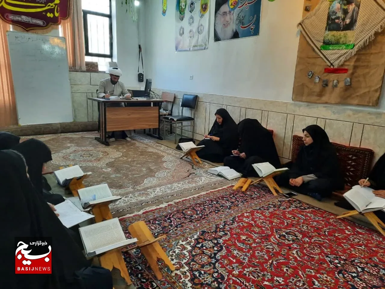 کلاس نهج البلاغه با حضور بسیجیان