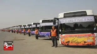 خدمت رسانی حدود ۷ هزار دستگاه اتوبوس به زائران اربعین حسینی
