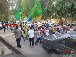 کاروان شادی بسیجیان پایگاه شهید جمراسی