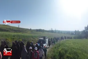 همایش بزرگ پیاده&zwnj;روی خانوادگی روستای همه کسی صالح آباد برگزار شد